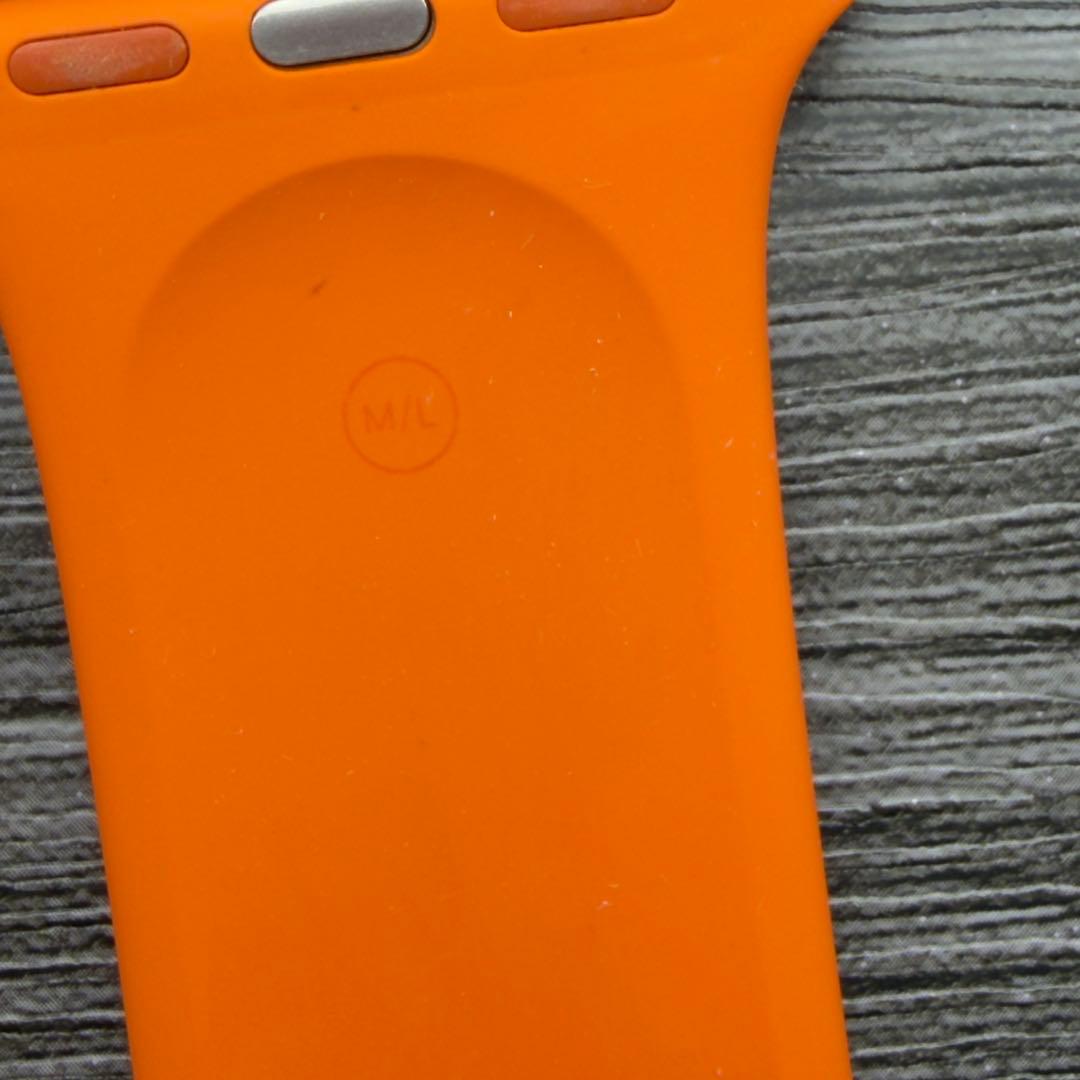 2950 Apple Watch エルメス　オレンジ　スポーツバンド　ラバー