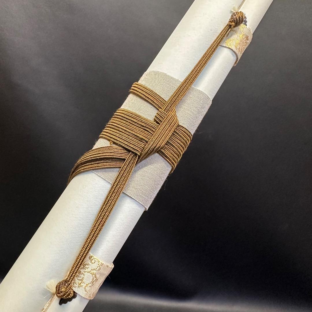♡E左横1001 未使用保管品 徳川治保筆 百壽 一幅 掛け軸 木箱 年代物