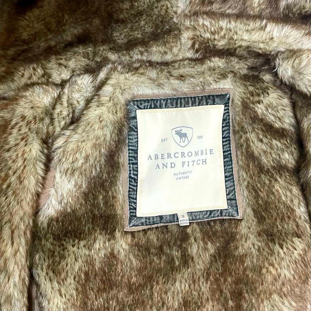 アバクロ　パーカー　極暖 S ブラウン　Abercrombie & Fitch
