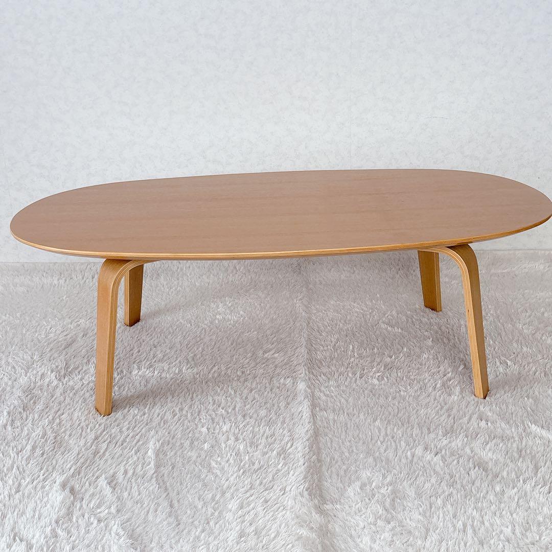 小島sunny様リクエスト品】無印良品 プライウッド アッシュ オーバル ローテ