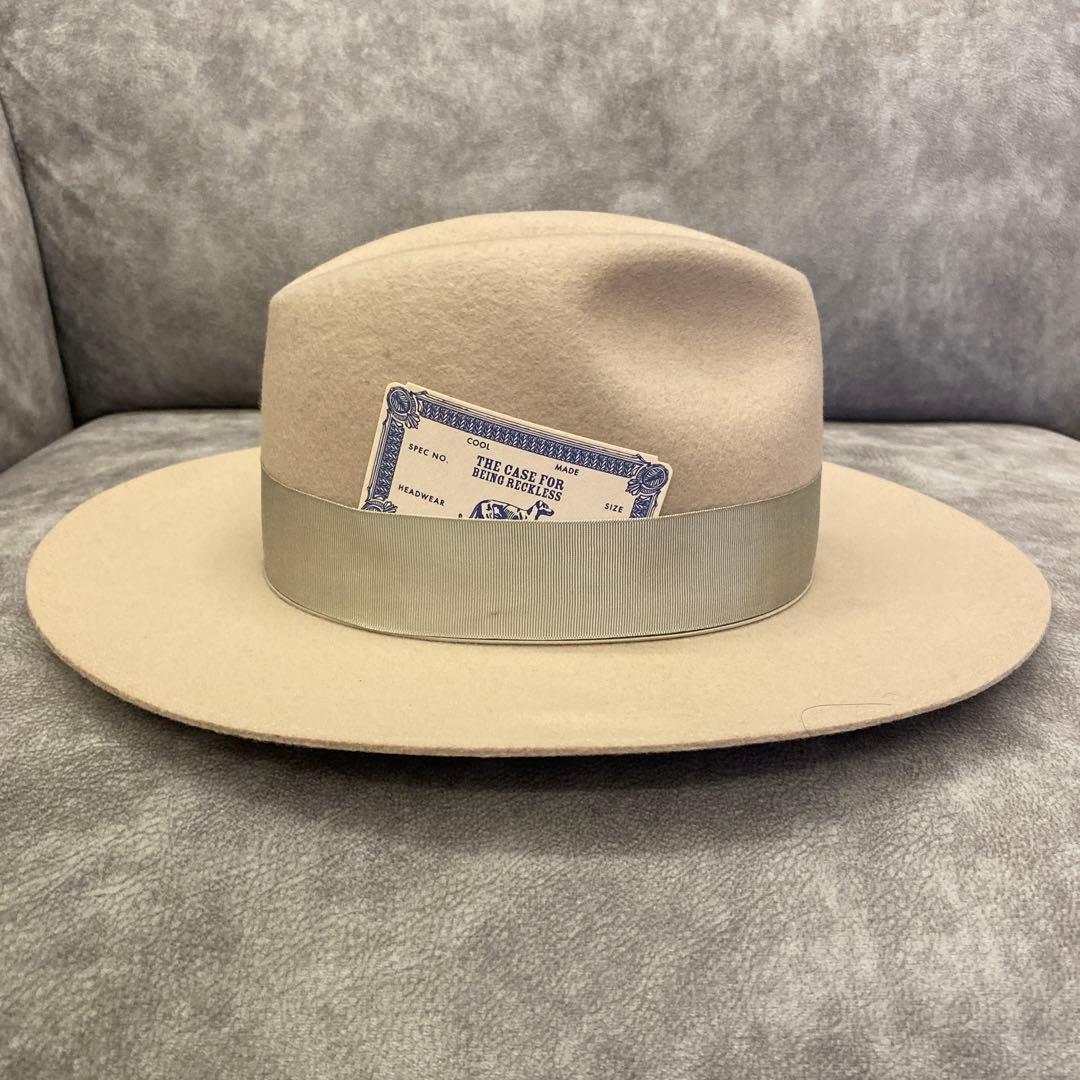 H.W. Dog & Co. ベージュフェルトハット