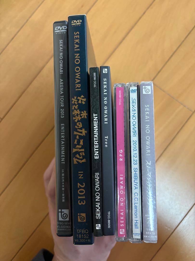 【DVD付】SEKAI NO OWARI CD/DVD 7点まとめ売り セカオワ
