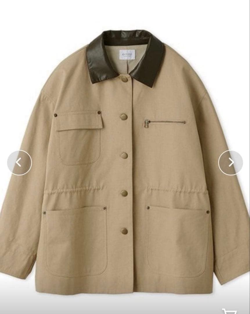 【美品】emmi コットンカバーオールジャケット