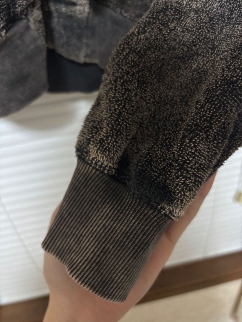 Diesel ダークグレー ジップアップパーカー