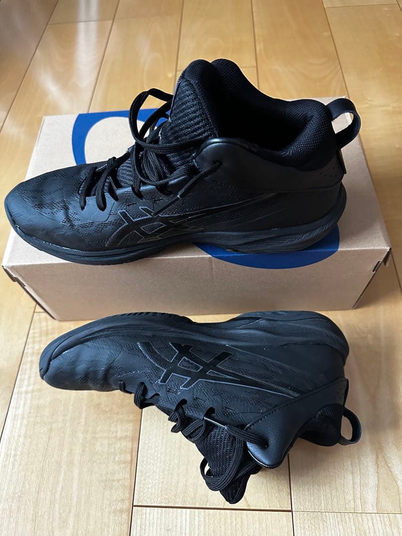 ASICS バスケットボールシューズ ブラック　GELHOOP