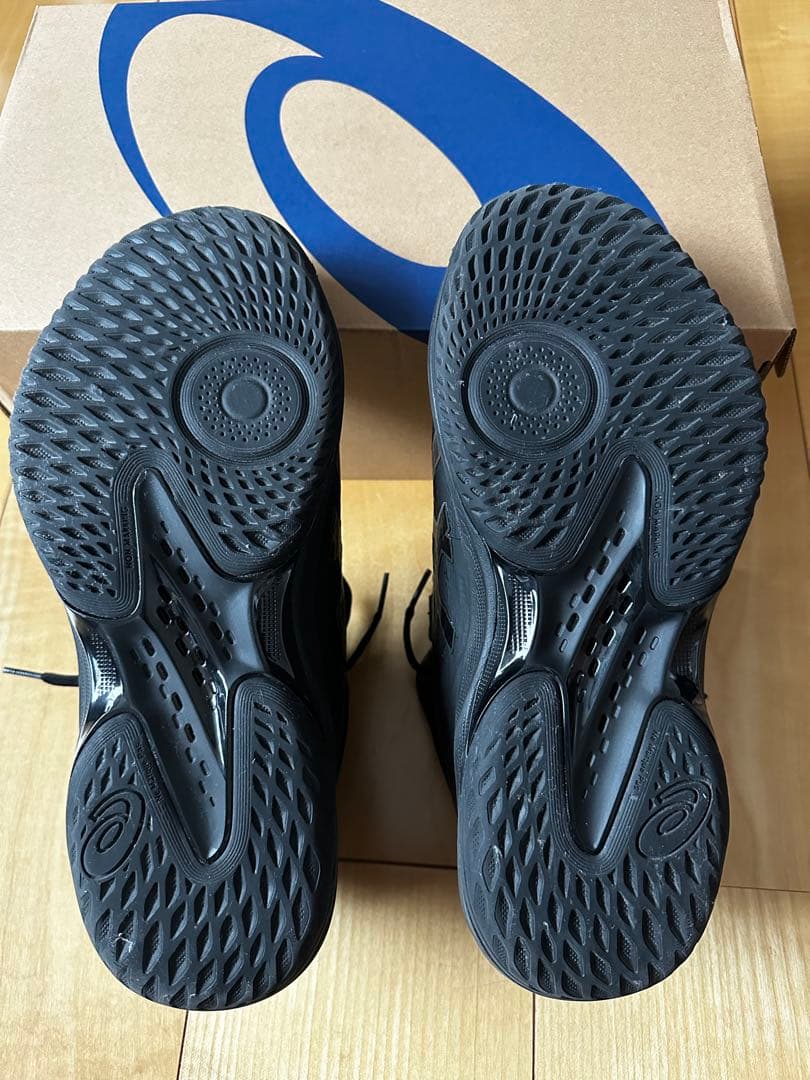 ASICS バスケットボールシューズ ブラック　GELHOOP
