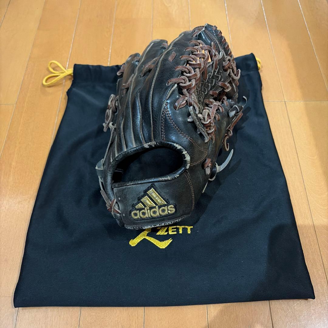 adidas 硬式グローブ 黒 ETY77