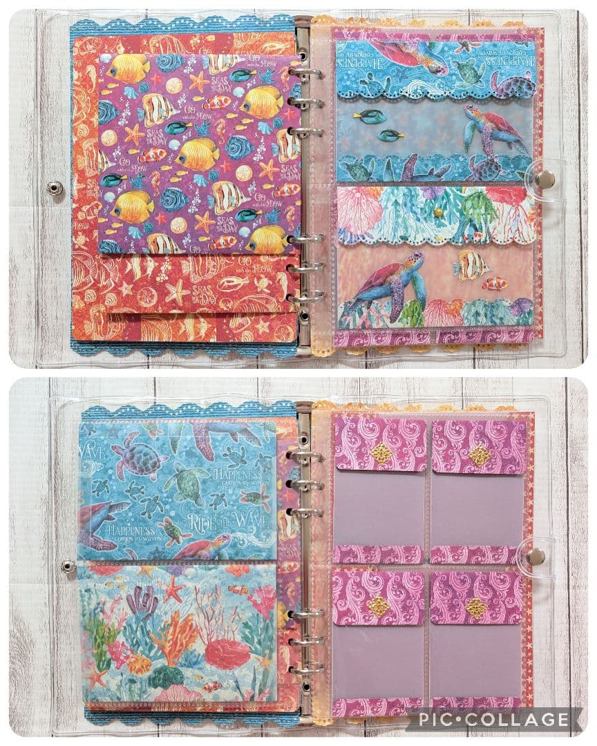 おすそ分けファイル♡ Graphic45・SEAS THE DAY♡ A5サイズ