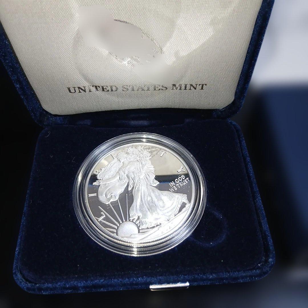 2021年 アメリカンイーグル 1オンスプルーフ銀貨
