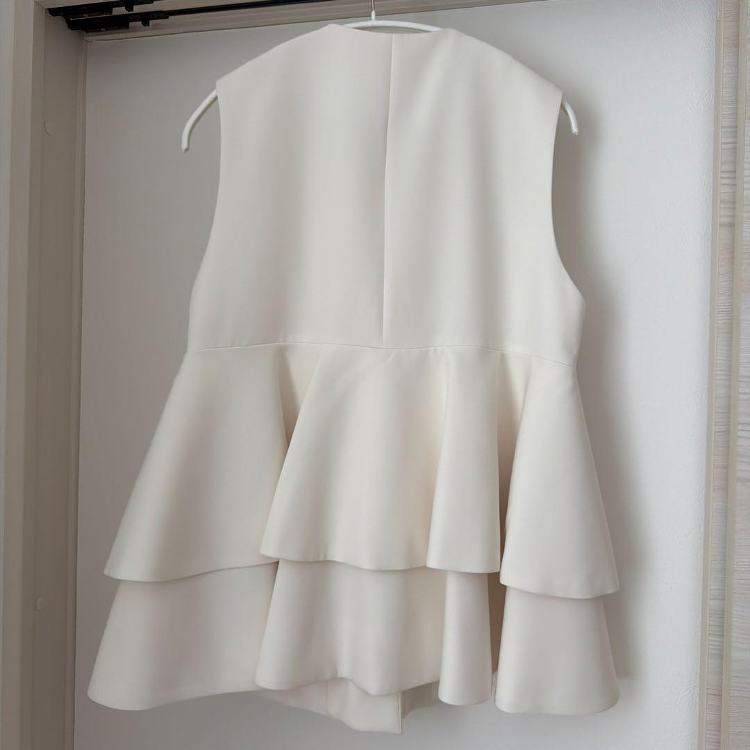 CELFORD☆新作 パールペプラムジレ 美品