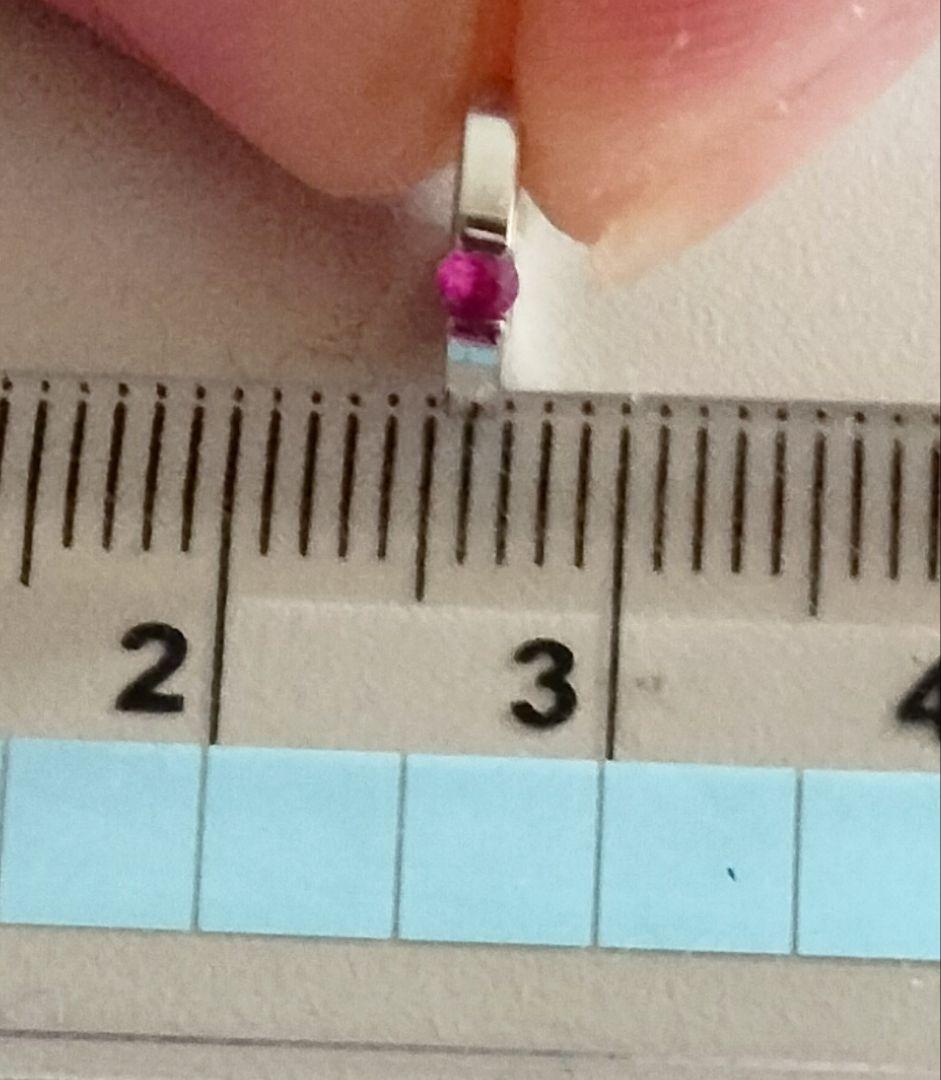 K18WGピアス