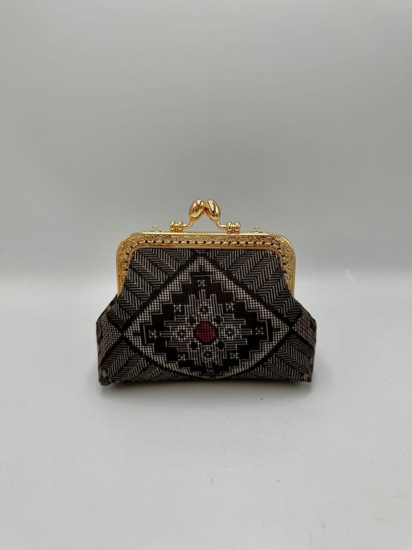 【ハンドメイド】 大島紬 着物リメイク　ハンド バッグ3点セット #328