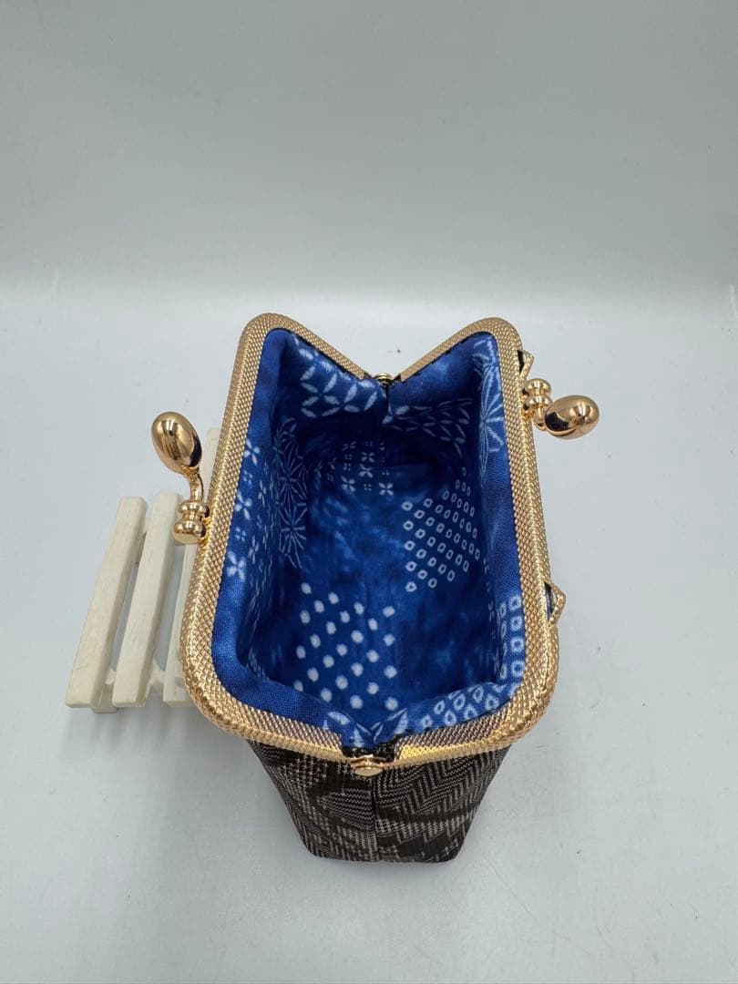 【ハンドメイド】 大島紬 着物リメイク　ハンド バッグ3点セット #328