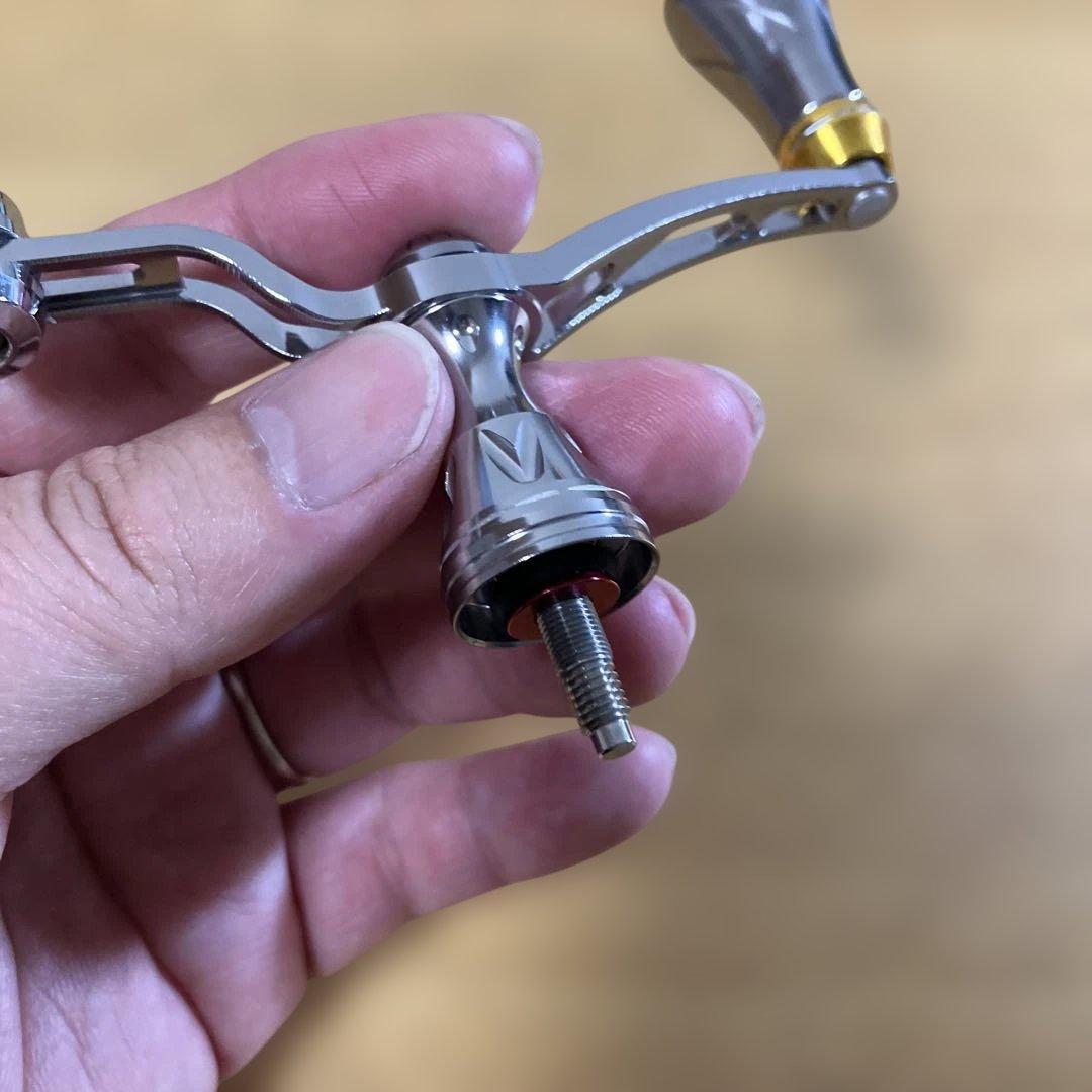 美品　シマノ用　ゴメクサス　ユニオンハンドル　ジュラルミン　スタンドショート