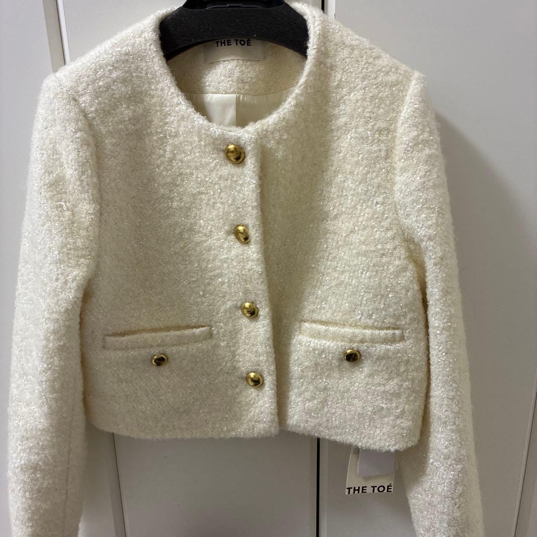 【新品未使用】タグ付THE TOÉ Chiemsee Jacket 白　S
