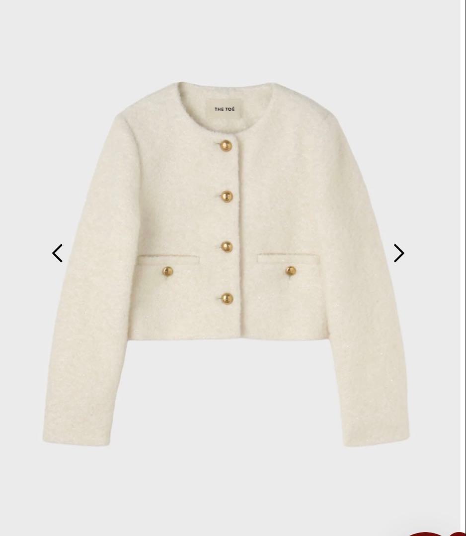 【新品未使用】タグ付THE TOÉ Chiemsee Jacket 白　S