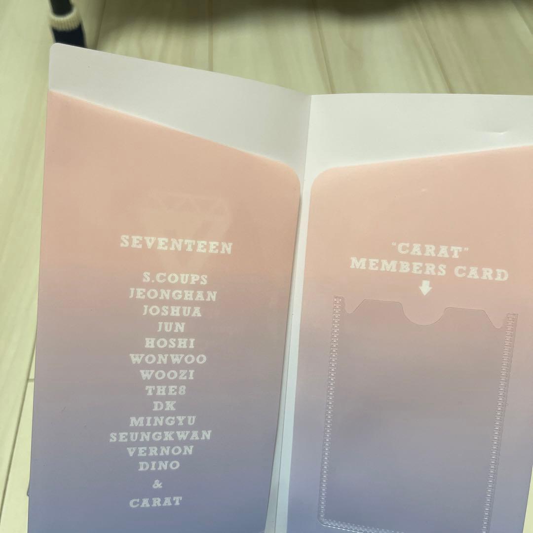 seventeen ペンライト　carat棒 チケットケース