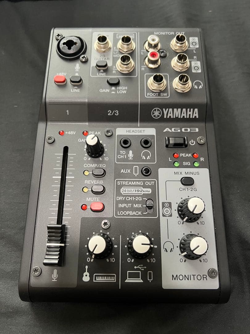 YAMAHA AG03 MK2 USBオーディオインターフェース