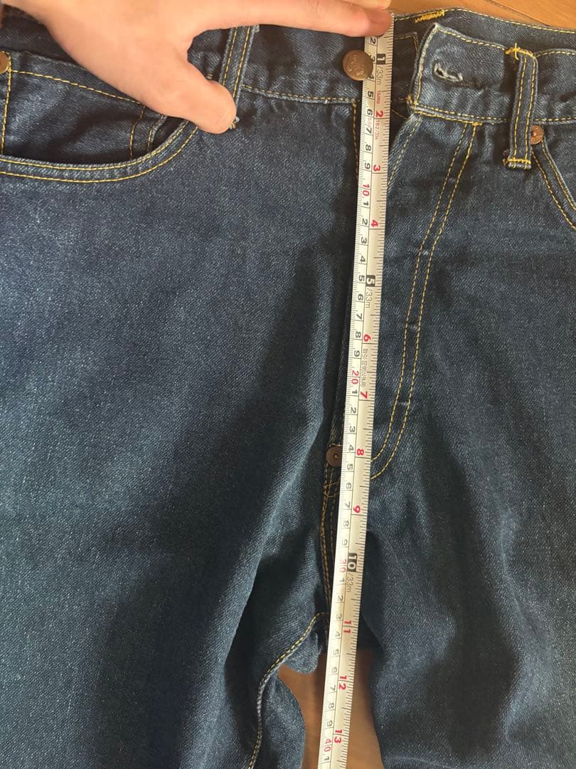 EVISU 刺繍ストレートデニムパンツ
