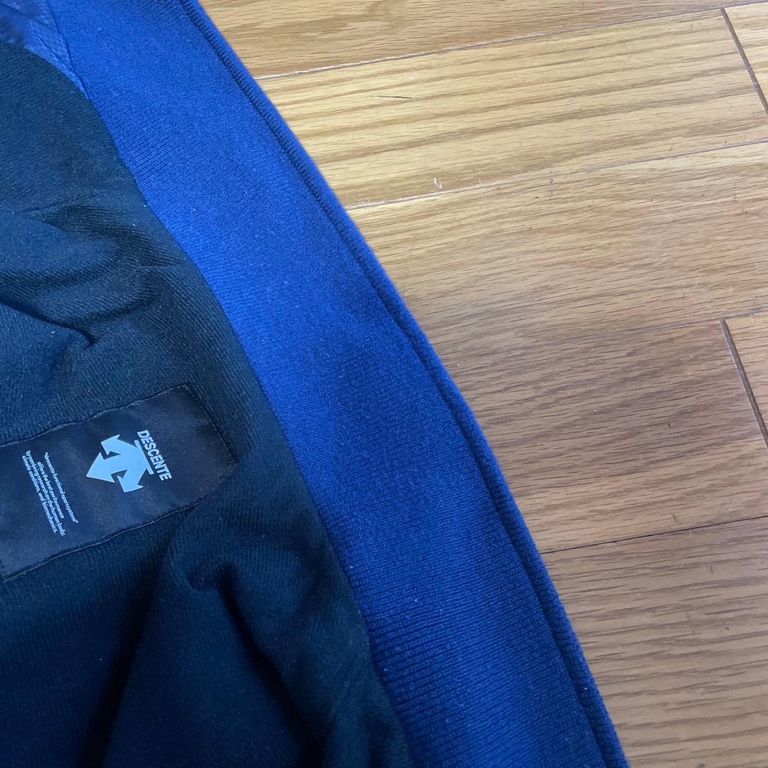 DESCENTE ネイビー グレー ジャケット Mサイズ　野球　グラコン