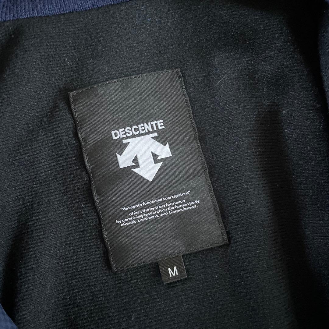 DESCENTE ネイビー グレー ジャケット Mサイズ　野球　グラコン