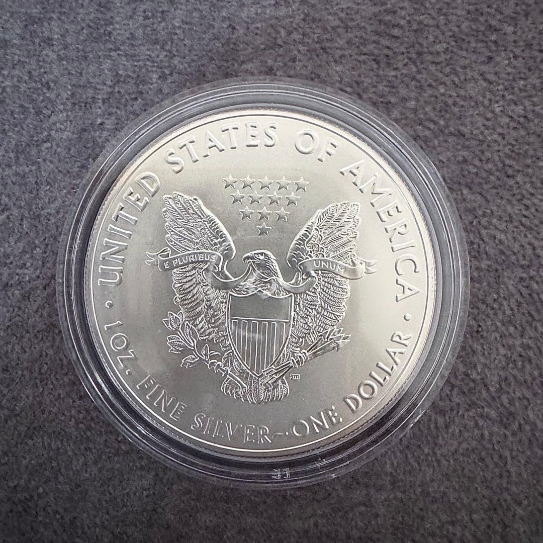 K*様 2020年発行 アメリカ イーグル銀貨 1オンス(クリアケース付き)新品