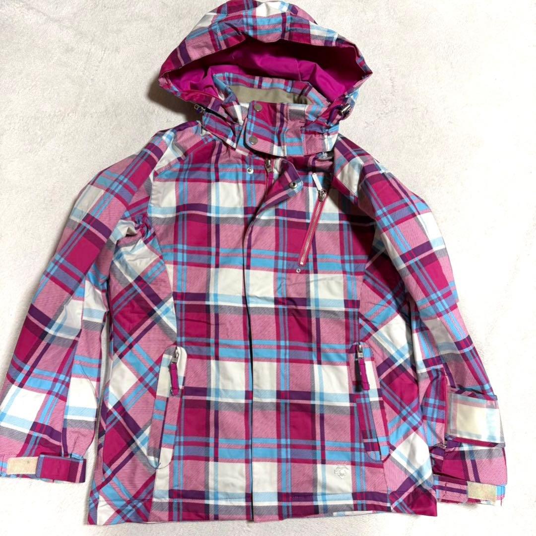 美品★DESCENTE★デサント スキーウェア セットアップ 上下 ピンク　9号