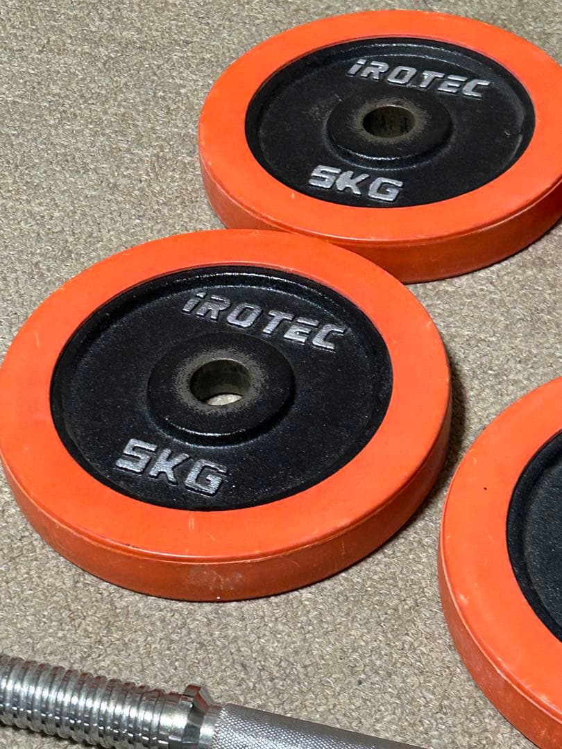 アイロテック　IROTEC ダンベル　ダンベルプレート20kg 筋トレ