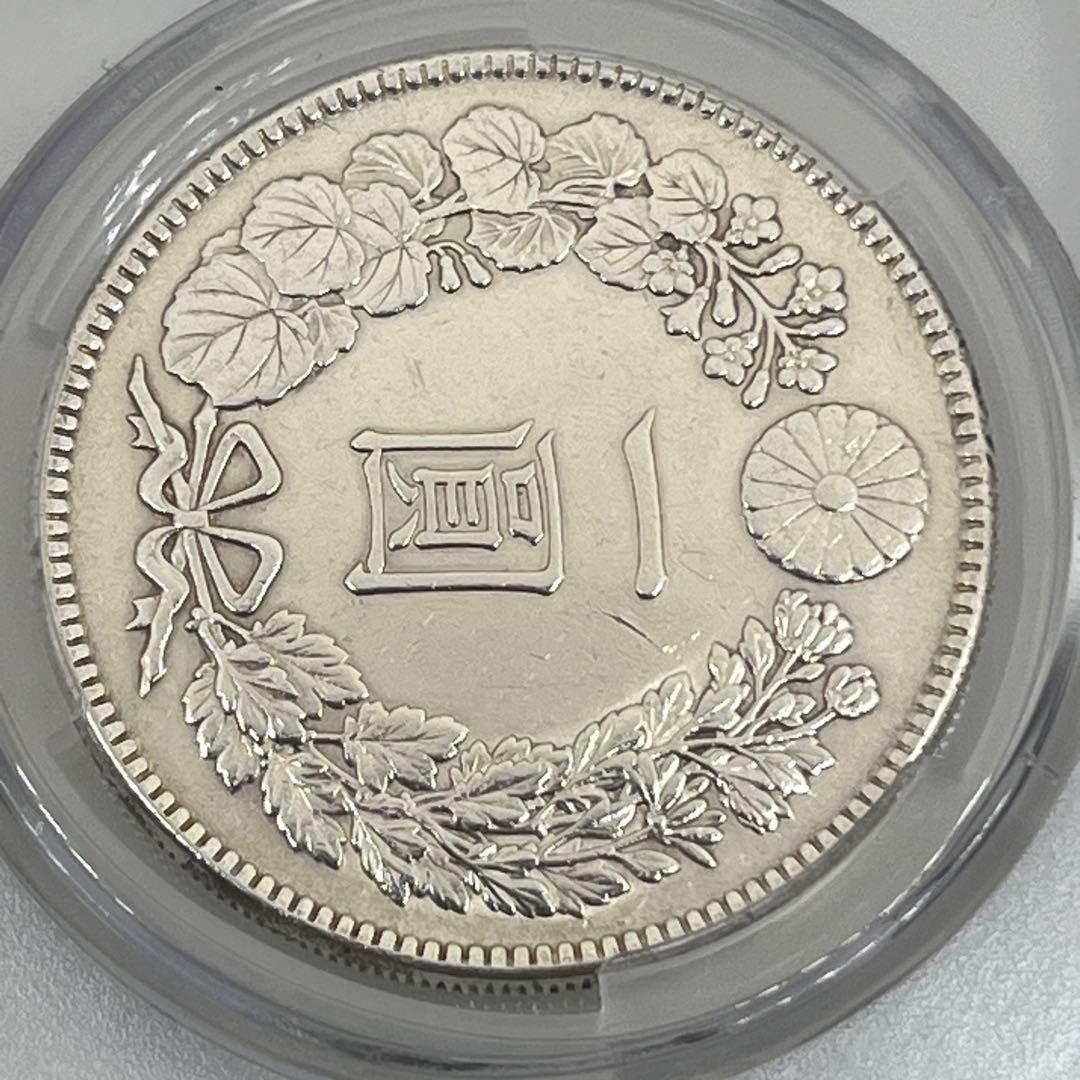 CAG POLISHED AU DETAIL 大正三年 新一円銀貨 新一圓銀貨