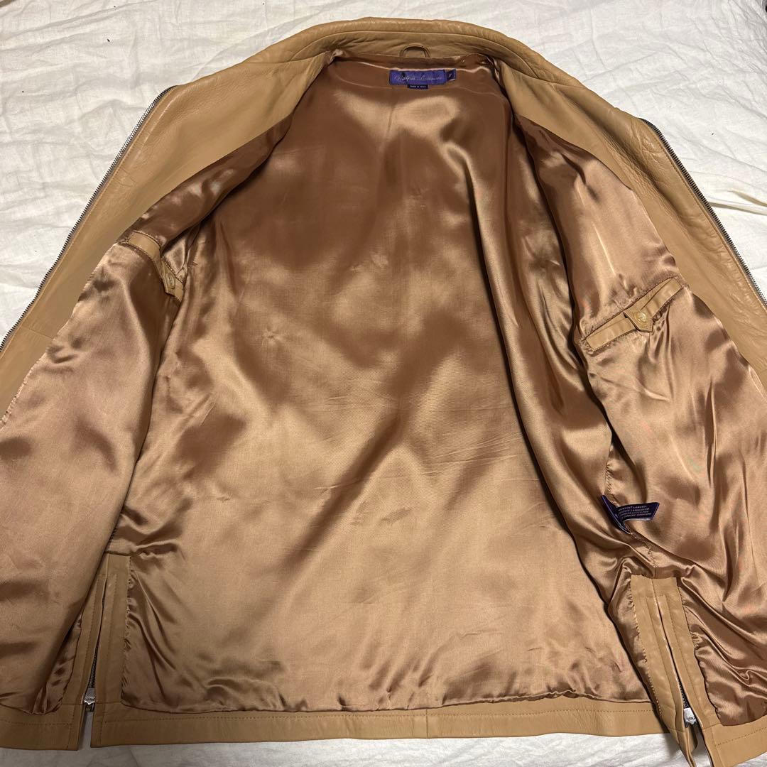 Ralph Lauren ベージュ レザージャケット L