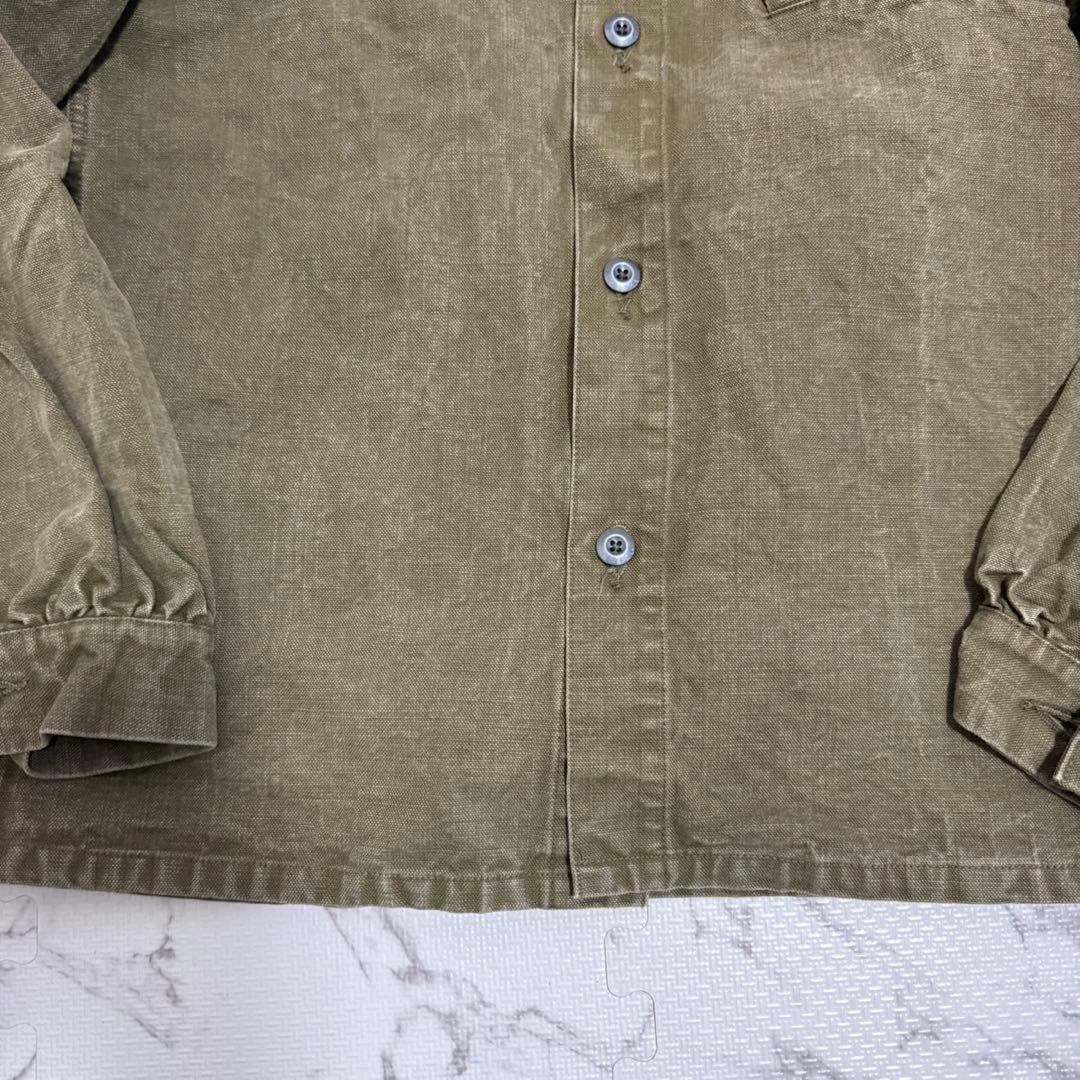 ナイジェルケーボン Nigel Cabourn シャツジャケット46 カーキ