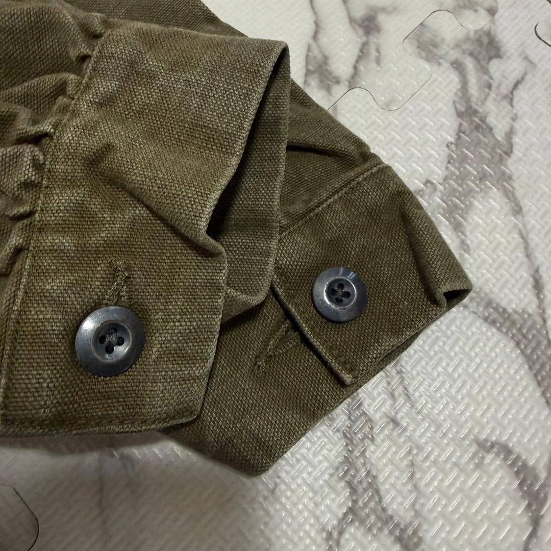 ナイジェルケーボン Nigel Cabourn シャツジャケット46 カーキ