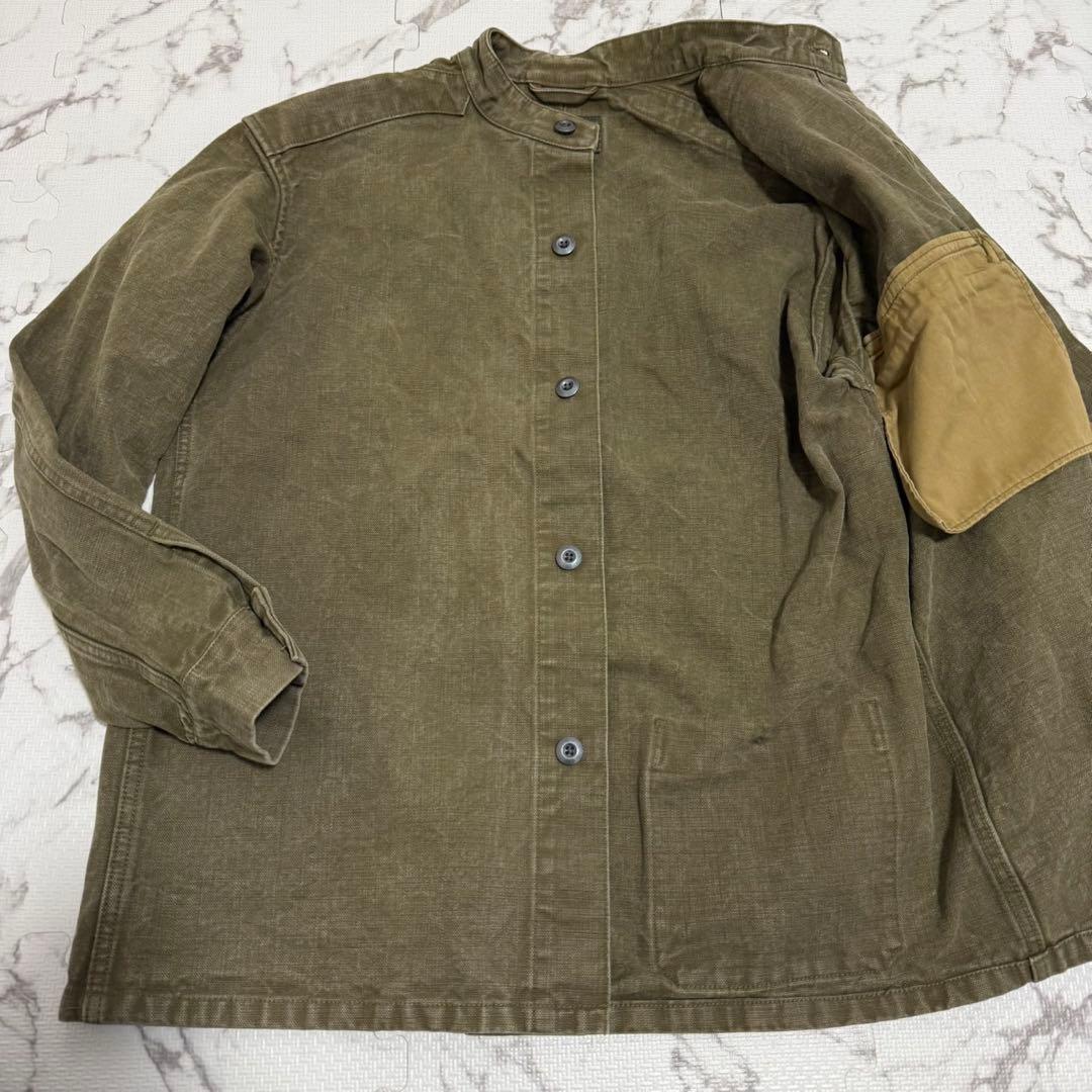 ナイジェルケーボン Nigel Cabourn シャツジャケット46 カーキ