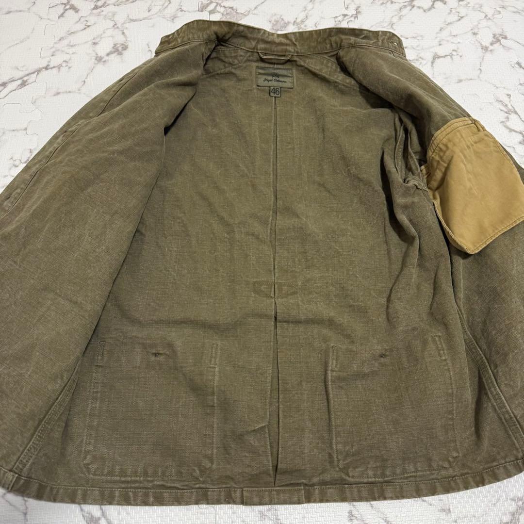 ナイジェルケーボン Nigel Cabourn シャツジャケット46 カーキ