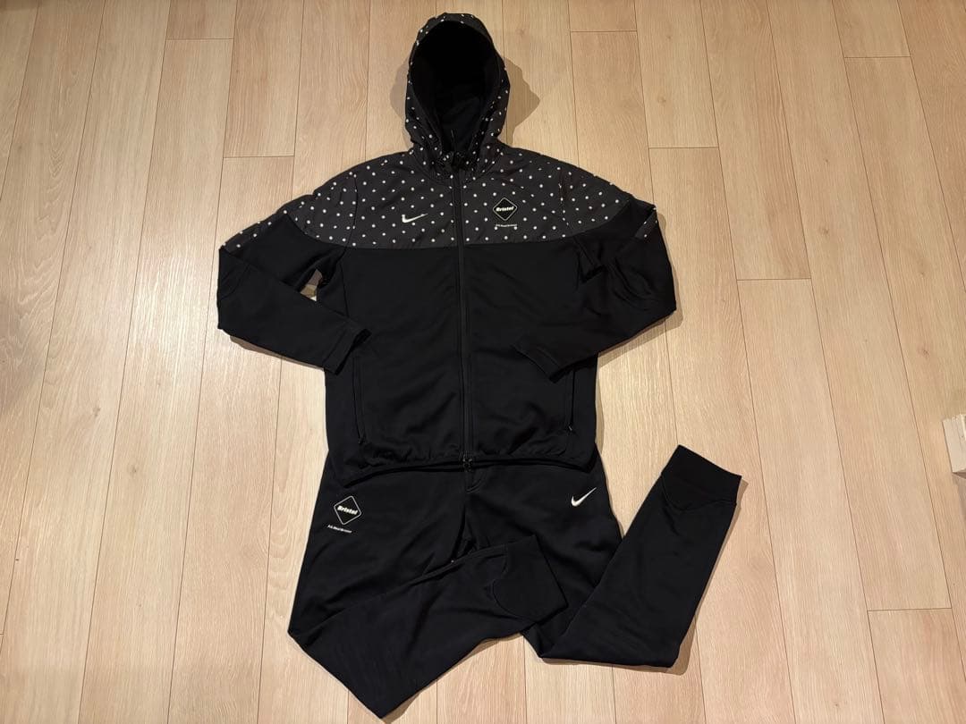FCRB NIKE ナイキ ドット セットアップ JUST DO IT黒