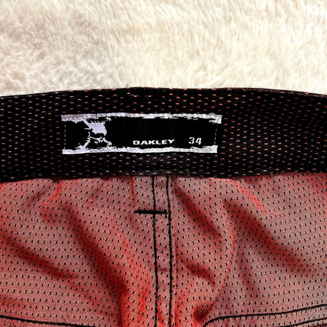 OAKLEY Hydrolix ゴルフパンツ　ドット　立体裁断　3D スカル