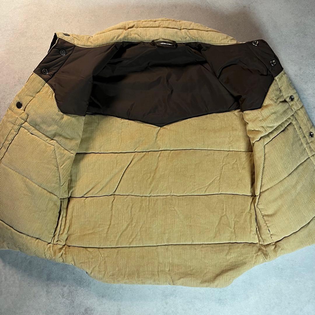 70s オーシャンパシフィック 中綿入り コーデュロイ ベスト リバーシブル