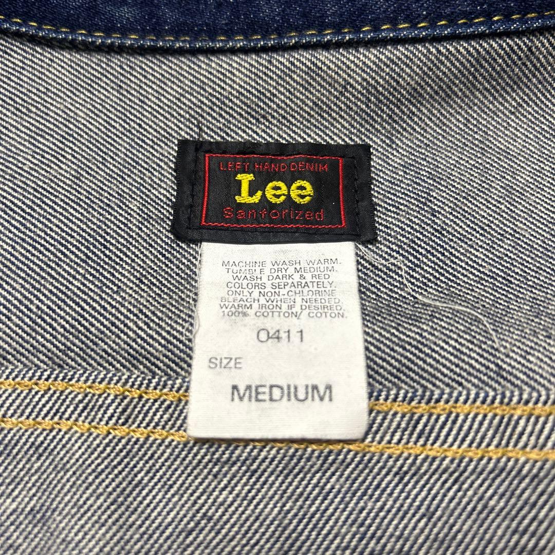 101J復刻 Lee 0411 デニムジャケット 左綾 赤タグ 猫目ボタン M