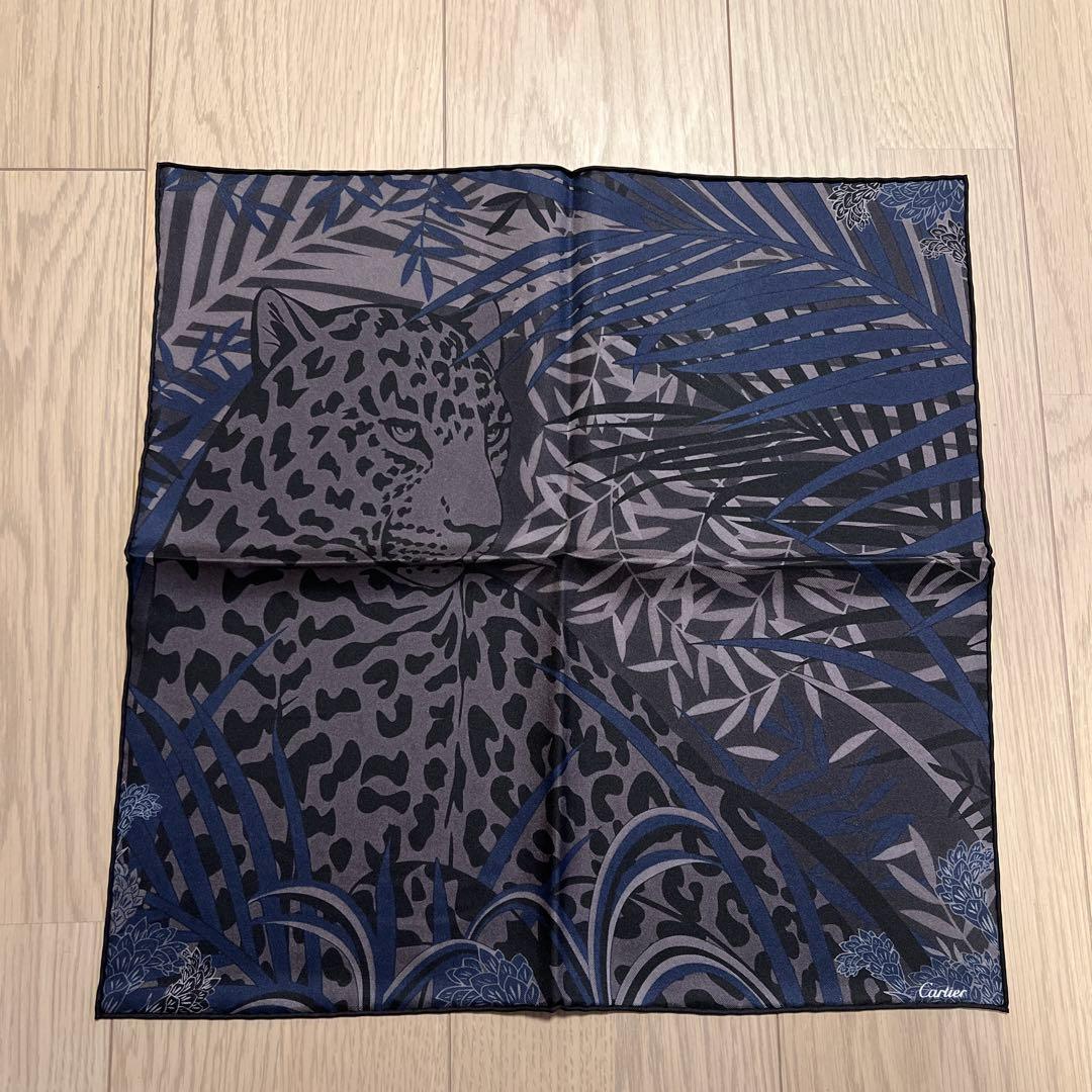 toyo様　Cartier パンテール　100% シルクスカーフ