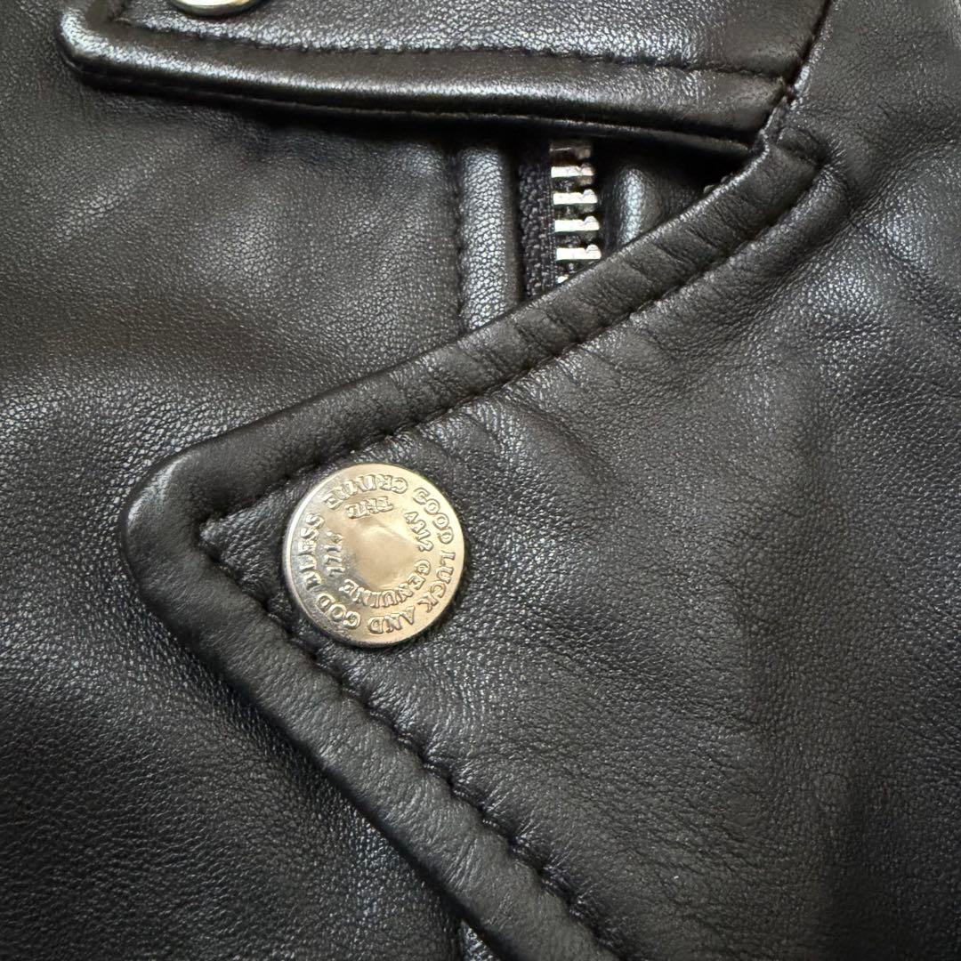 ジャケット・アウター CRIMIE LAMB LEATHER SEMI W RIDERS JACKET