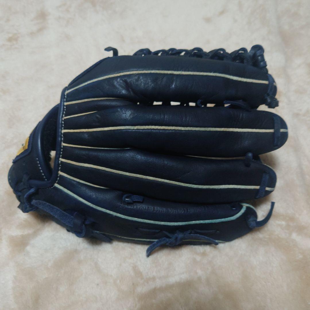 ミズノ グローブ 左 ワールドウィン プロフェッショナルモデル 野球 青