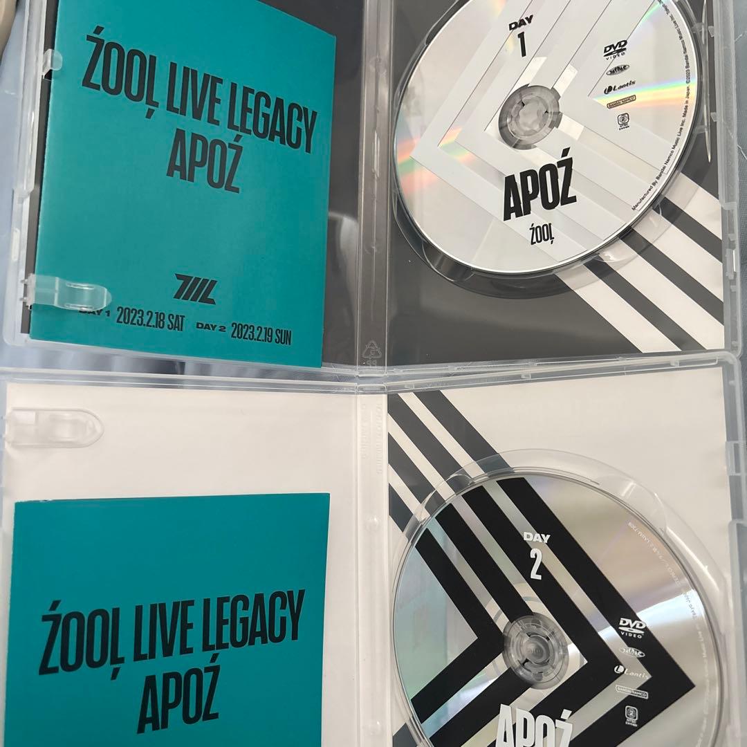 【8月迄！】ŹOOĻ LIVE LEGACY APOZ DVDセット【アイナナ】