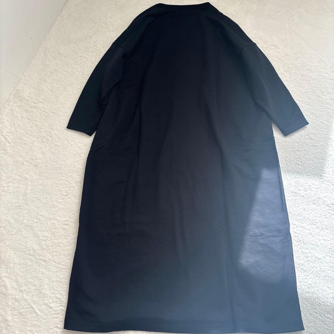 【美品】25SS KAGURE コットンハイカウントワンピース 黒 サイズ1