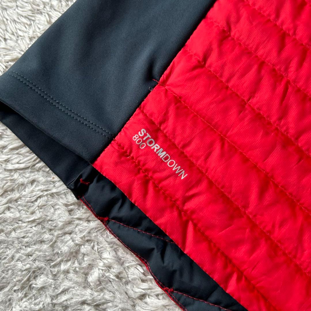エディーバウアー 00s 800fil down vest L red