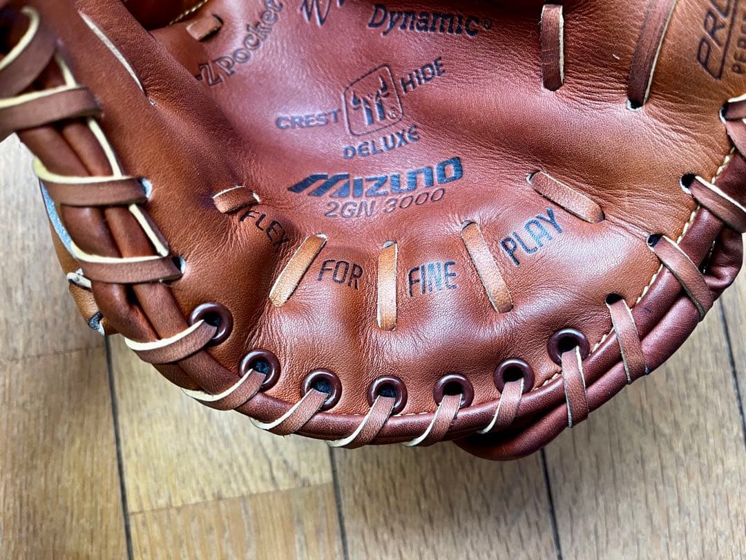 MIZUNO 青カップ　デッドストック　軟式用グローブ　80s