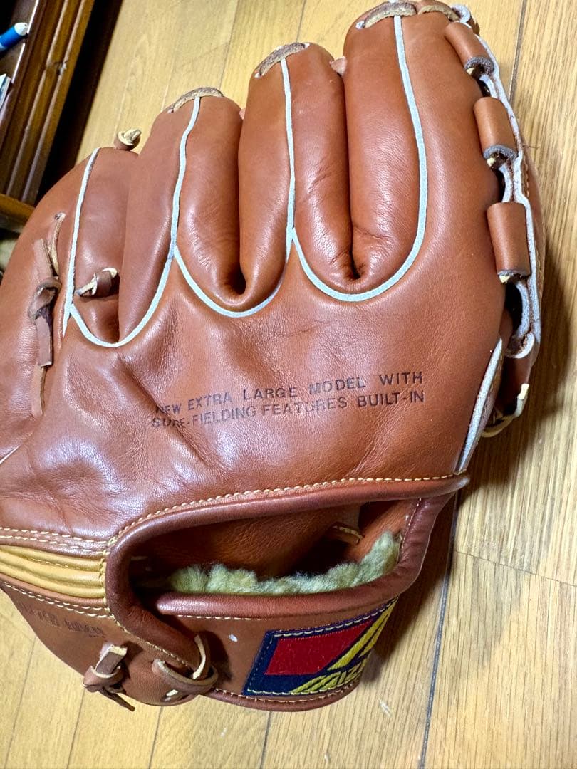 MIZUNO 青カップ　デッドストック　軟式用グローブ　80s