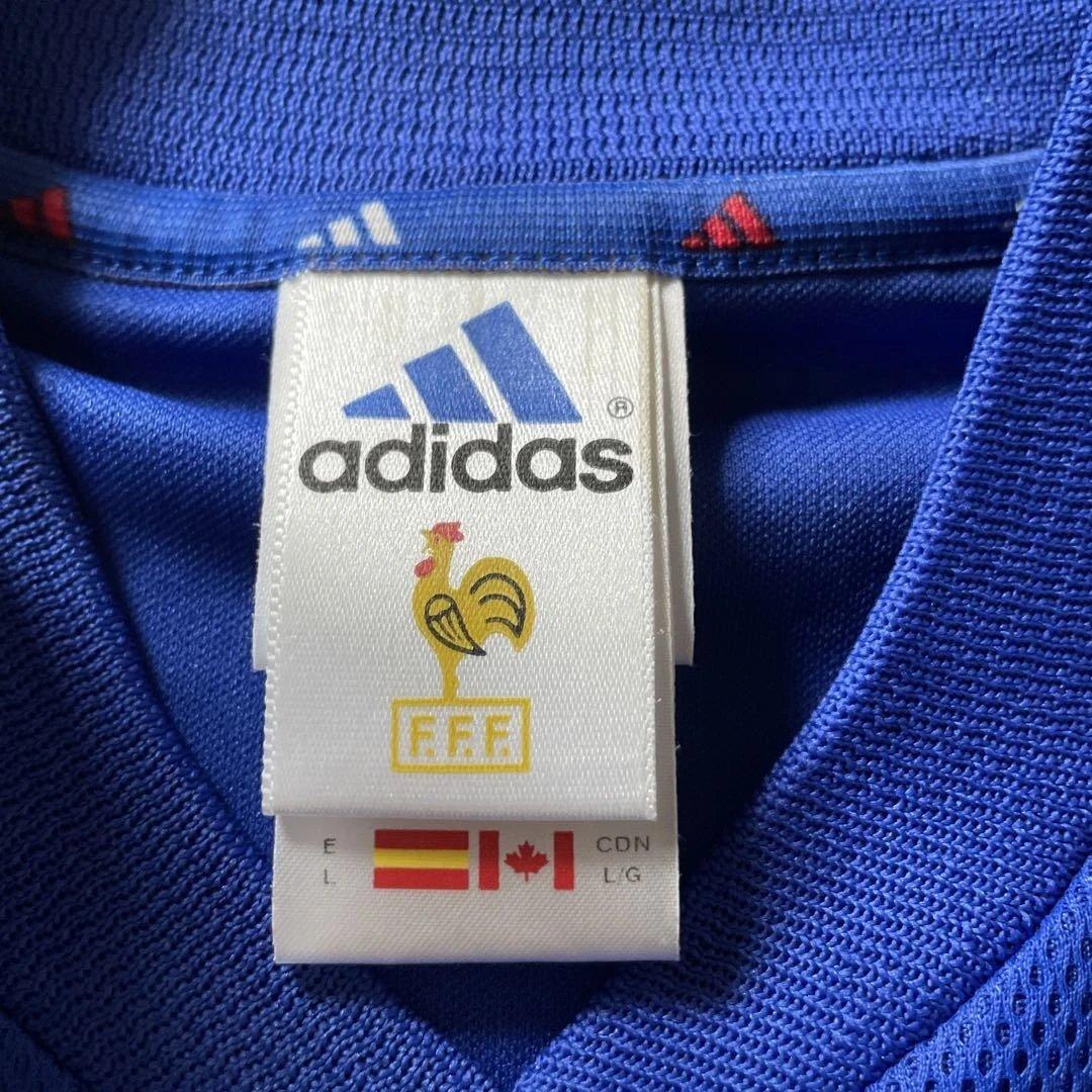【美品】ジダン フランス代表  ユニフォーム 02/03