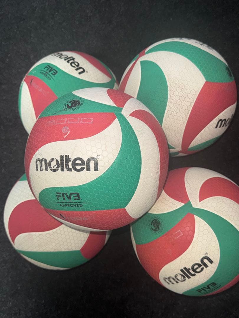 molten FIVB承認 バレーボール 5個セット