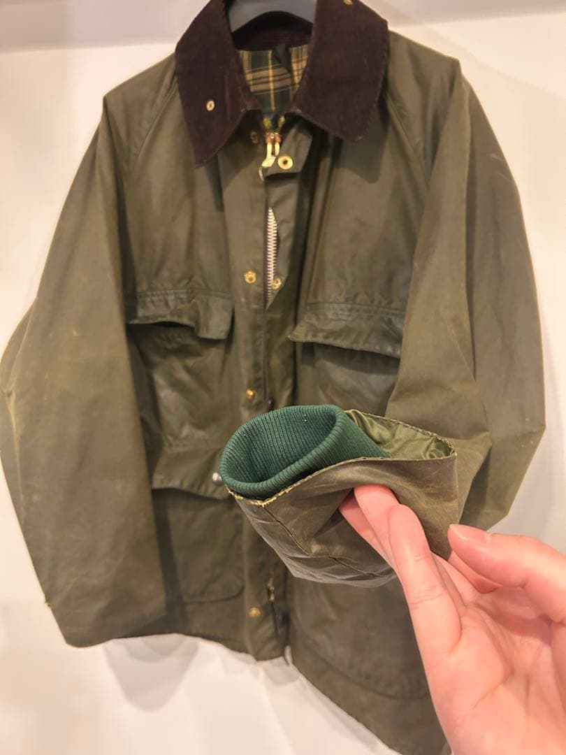 プ*ん様 【Barbour】BEDALE オリーブジャケット
