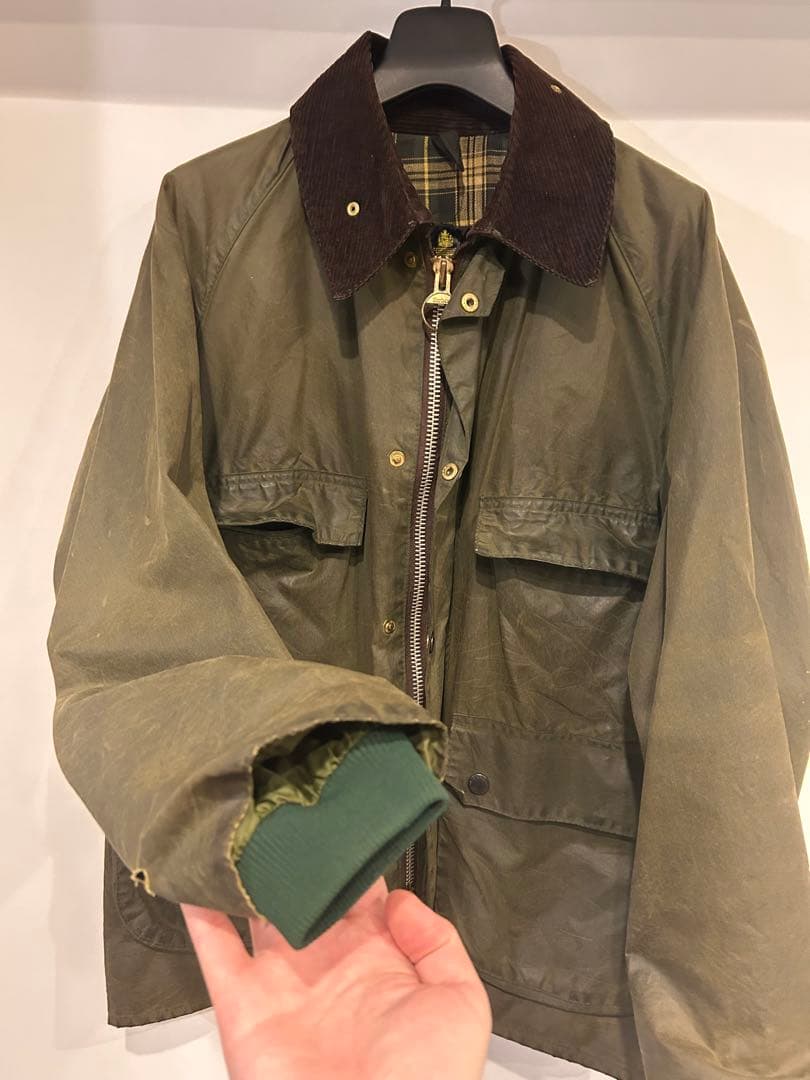 プ*ん様 【Barbour】BEDALE オリーブジャケット